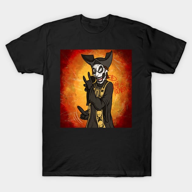 Papa Emeritus IV T-Shirt by Lustful Toons